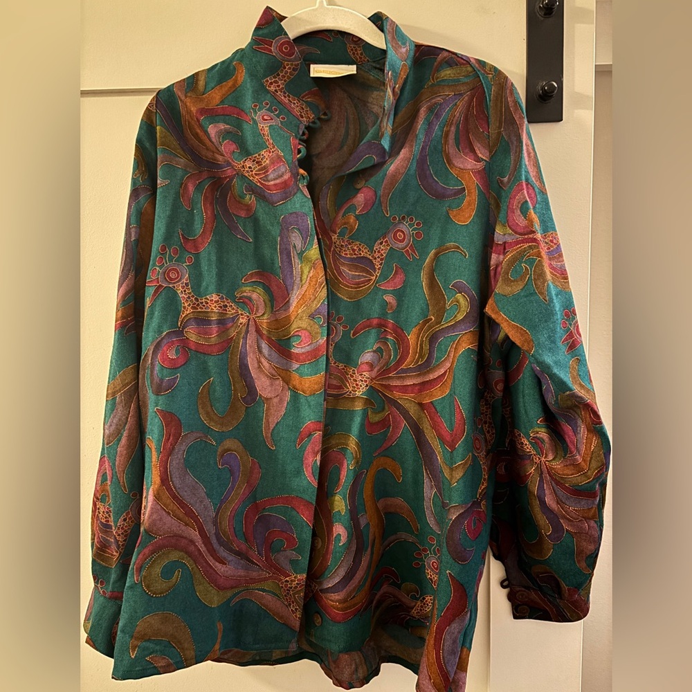 Geiger 100% Wool Vintage Blouse